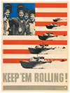 LEO LIONNI (1910-1999). KEEP 'EM ROLLING! Group of 4 posters. 1941. Each approximately 40x29 inches, 102x75 cm. U.S. Government Printi